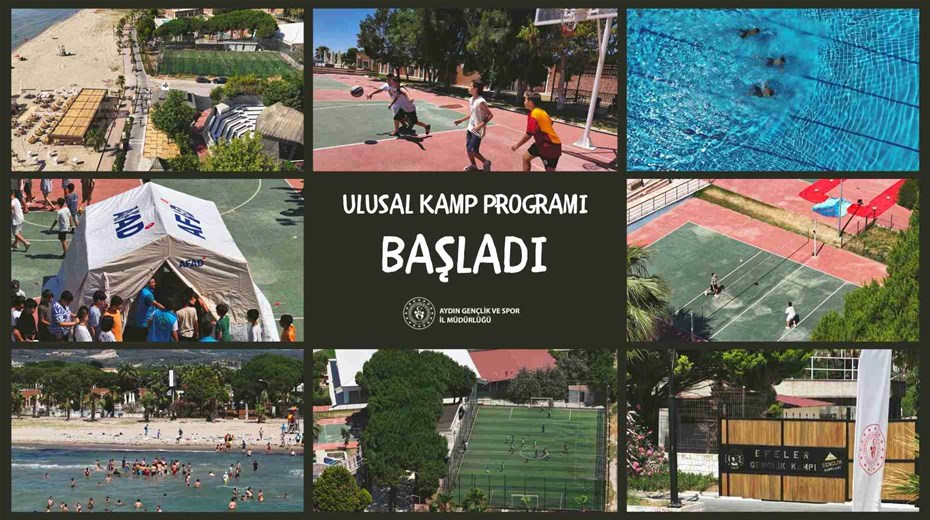 160 GENÇ KUŞADASI EFELER GENÇLİK KAMPI’NDA BULUŞTU