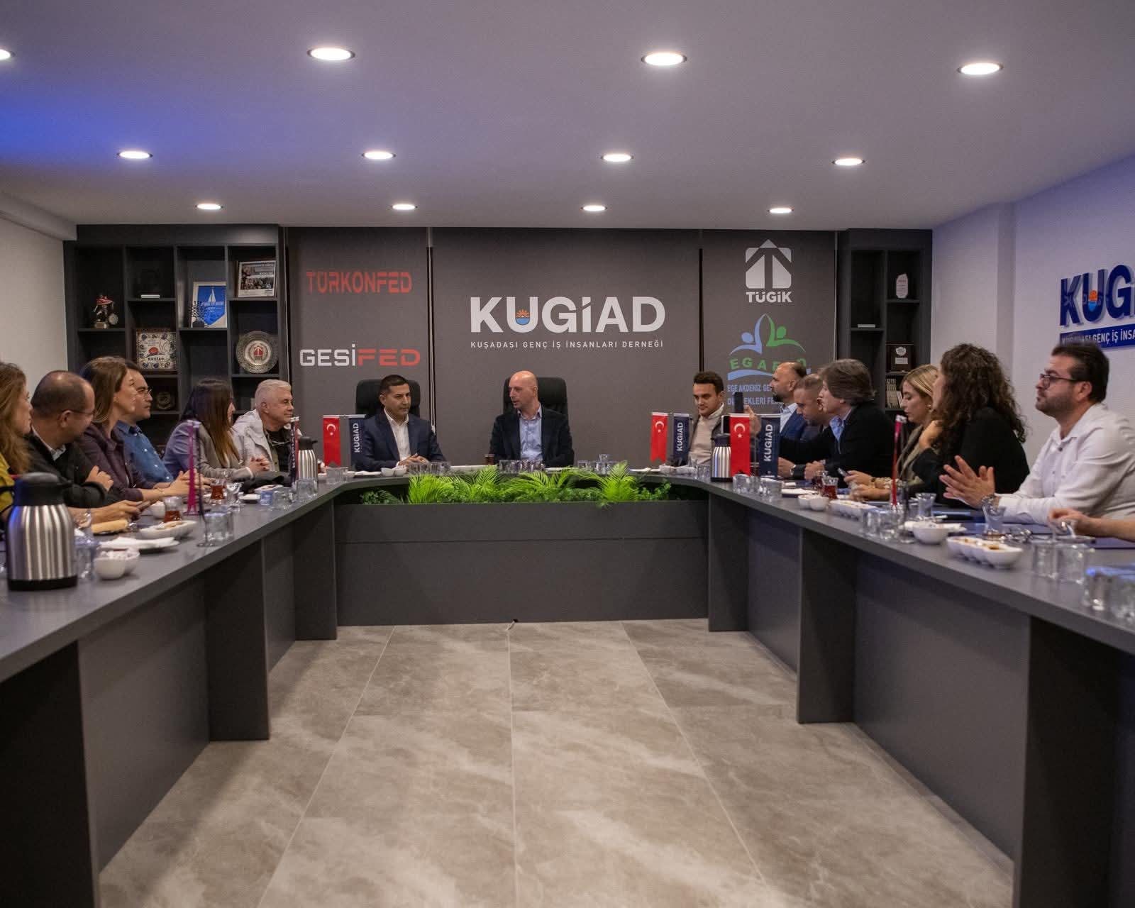 BAŞKAN GÜNEL,KUGİAD’I ZİYARET ETTİ