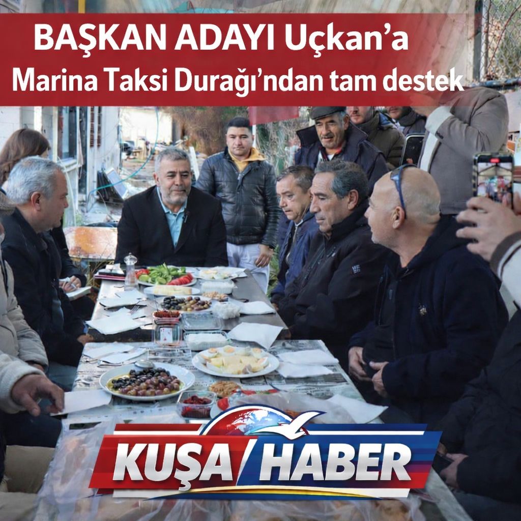 BAŞKAN ADAYI UÇKAN’A MARİNA TAKSİ ‘DEN TAM DESTEK