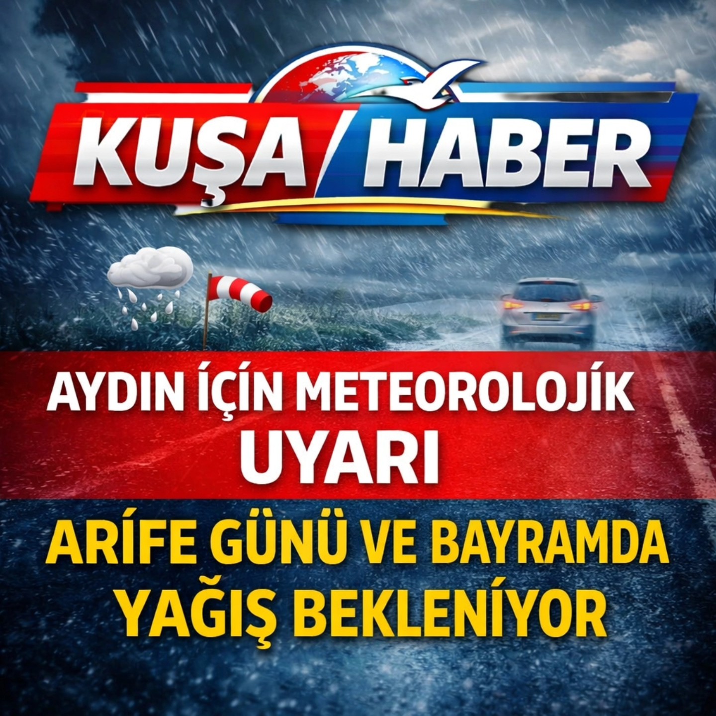 AYDIN İÇİN METEOROLOJİK UYARI: ARİFE GÜNÜ VE BAYRAMDA YAĞIŞ BEKLENİYOR