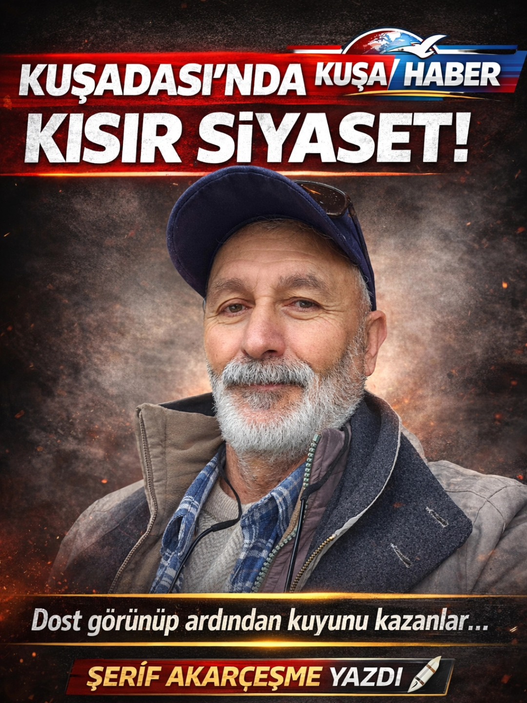 ŞERİF AKARÇEŞME: “KUŞADASI’NDA KISIR SİYASET VE SAHTE DOSTLUKLAR”