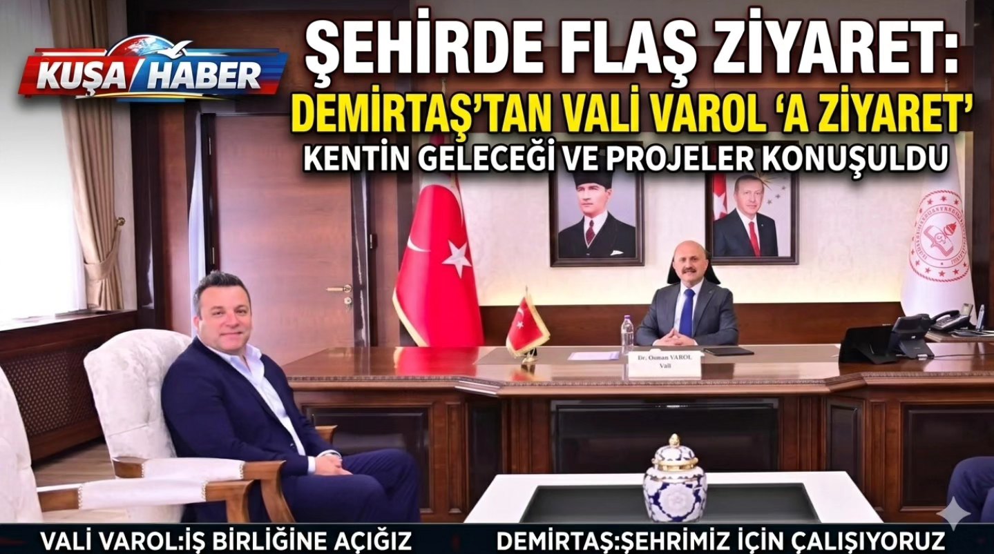 DEMİRTAŞ’TAN AYDIN VALİSİ OSMAN VAROL’A ZİYARET