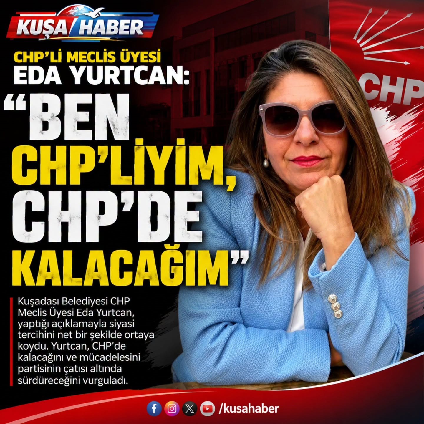 İYİ PARTİ’DEN SEÇİLMİŞTİ, CHP’DE KALACAĞINI AÇIKLADI